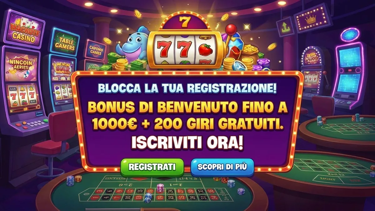 Registrazione con bonus